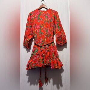 RHODE Floral Red Dress